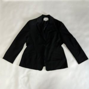 Black blazer suit jacket women’s size 16